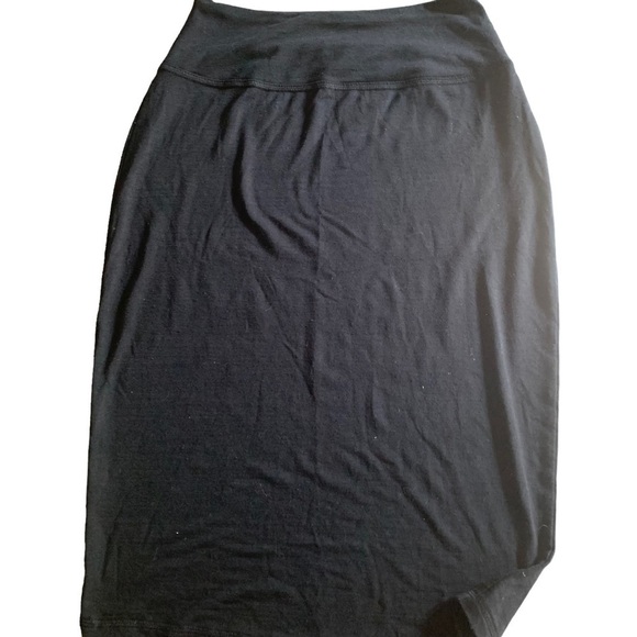 Athleta High Rise Tube Pencil Skirt Black - Picture 3 of 7